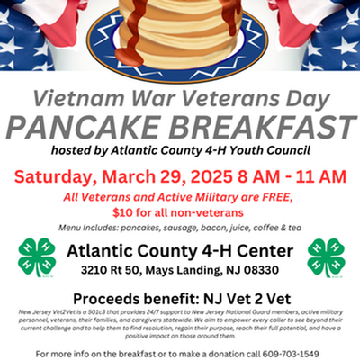 Vietnam Veterans Day Pancake Breakfast